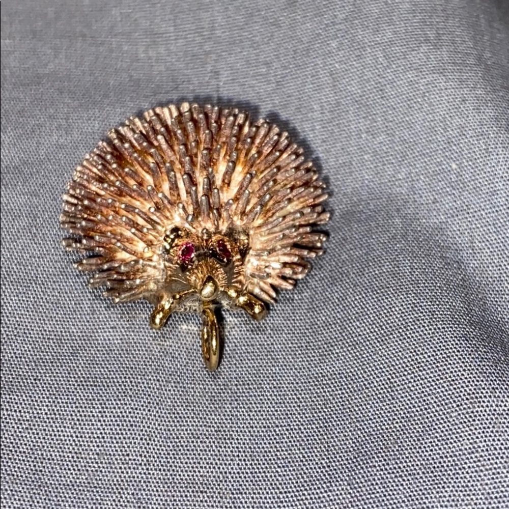 W.E. Richards Hedgehog pendant